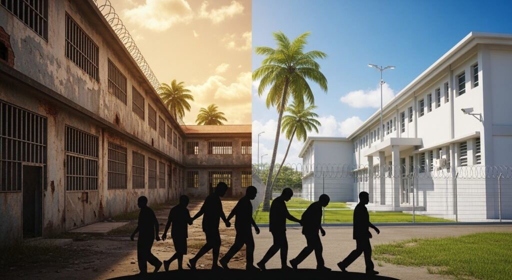 Guadeloupe : Détenus Transférés en Prison Neuve