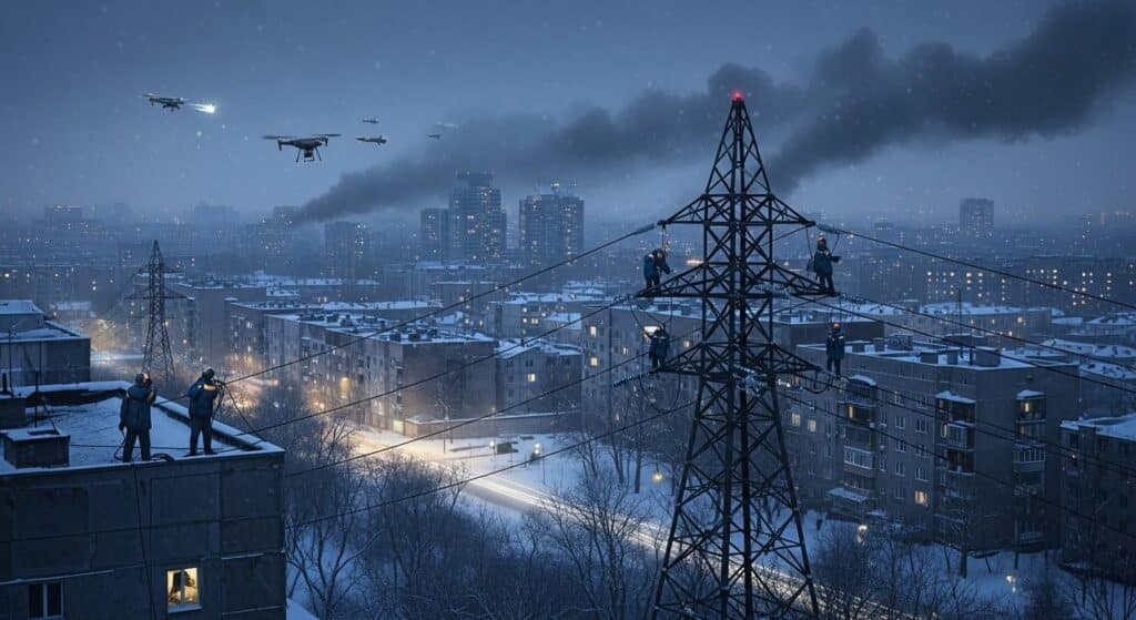 Guerre Ukraine : Réseau Électrique en Crise