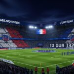 Hommage au Parc des Princes pour le 13 Novembre