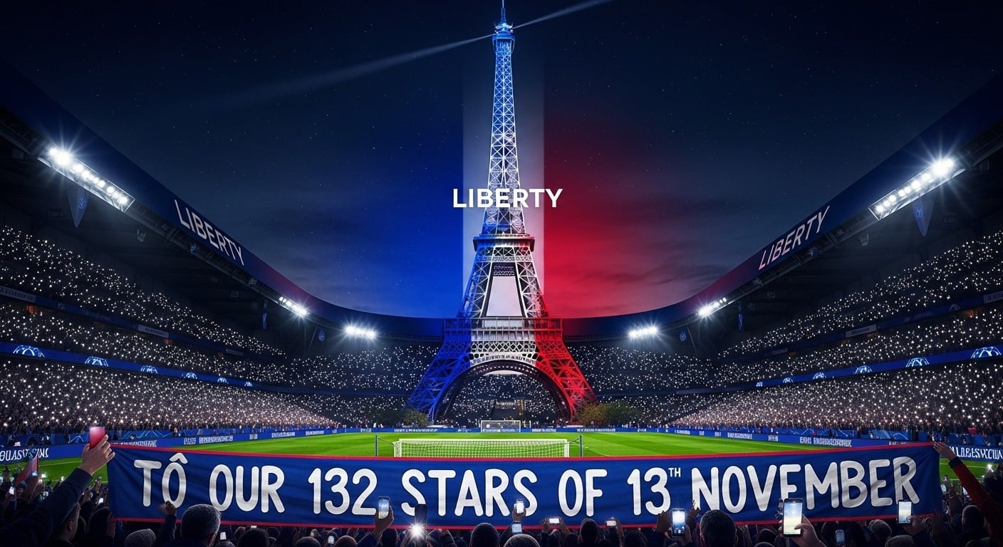 Découvrez l'hommage émouvant au Parc des Princes pour les victimes des attentats du 13 novembre, dix ans après. Un moment de recueillement lors du match France-Ukraine.