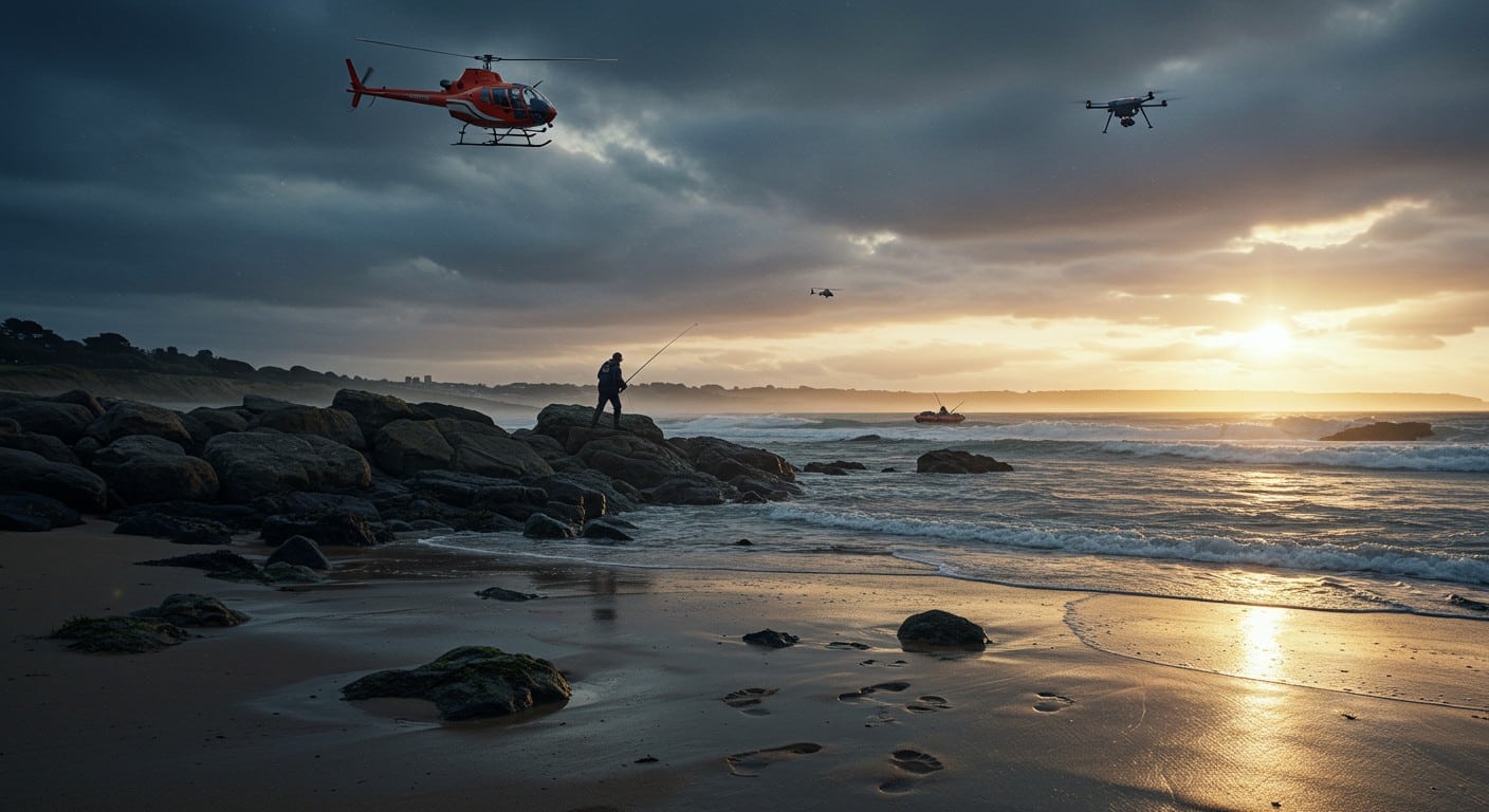Un pêcheur à pied de 40 ans disparu à l'Île de Ré, emporté par la marée aux Portes-en-Ré. Recherches intenses stoppées, reprises demain. Découvrez les dangers côtiers.