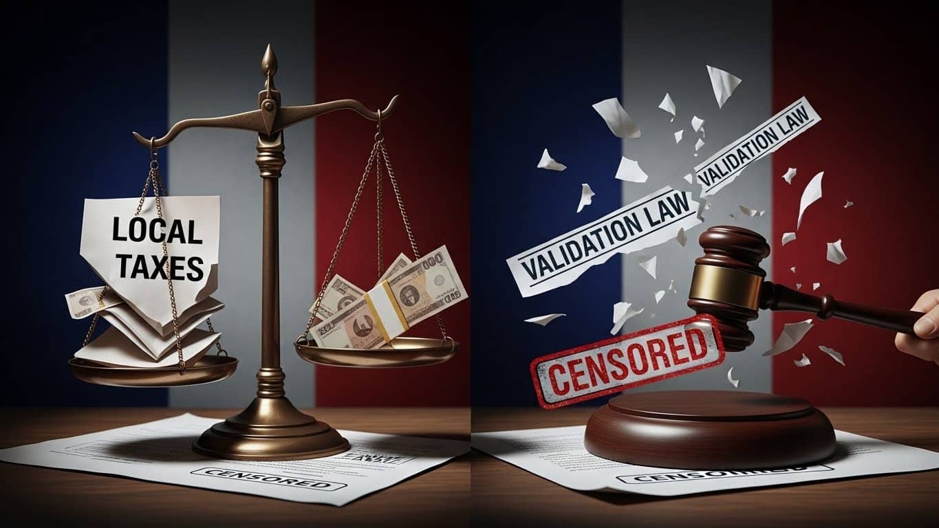 L’État voulait valider rétroactivement des erreurs de calcul sur les taxes locales des entreprises. Le Conseil constitutionnel vient de dire non. Décryptage complet d’une décision qui change tout pour des milliers de sociétés.