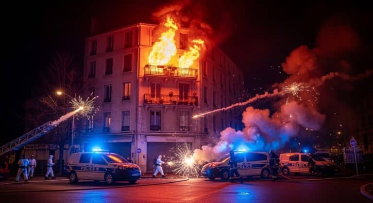 Incendie à Rillieux-la-Pape : Chaos Lors d’un Clip Rap