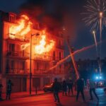 Incendie à Rillieux-la-Pape : Tournage Clip Rap Dégénère