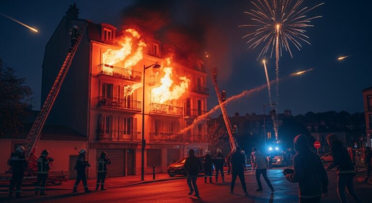 Incendie à Rillieux-la-Pape : Tournage Clip Rap Dégénère