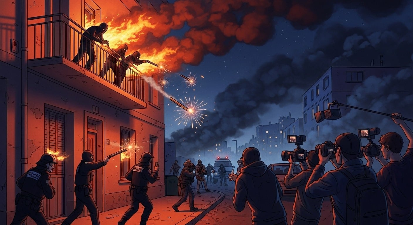 Découvrez comment un tournage de clip rap près de Lyon a viré au chaos avec un incendie. Les 4 interpellés relâchés sans charges. Enquête en cours sur cet événement choquant.