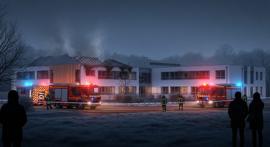 Incendie École Jouy-en-Josas : Fermeture Lundi