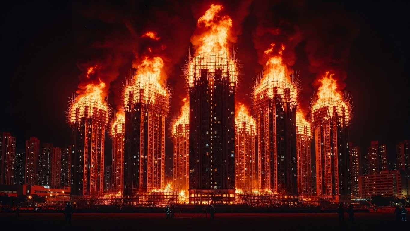 Découvrez le bilan terrifiant de l’incendie géant à Hongkong : 128 morts, des dizaines de disparus et des questions brûlantes sur la sécurité des gratte-ciel. Ce que l’on sait vraiment.