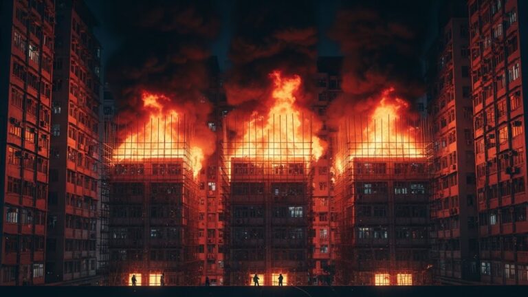 Incendie Hongkong : 146 Morts et un Étudiant Arrêté