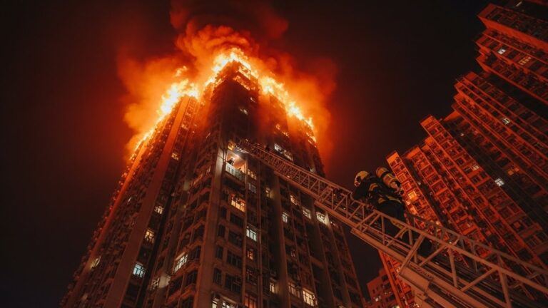 Incendie Hongkong : Un Survivant Sauvé au 16e Étage