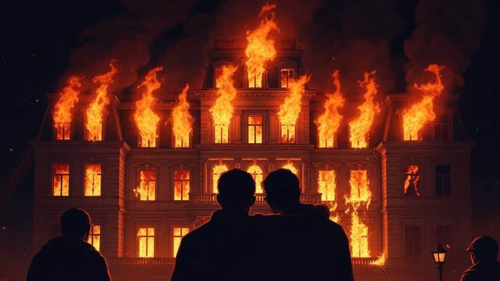 Incendie Manoir Egmont : Leur Mariage de Rêve Réduit en Cendres