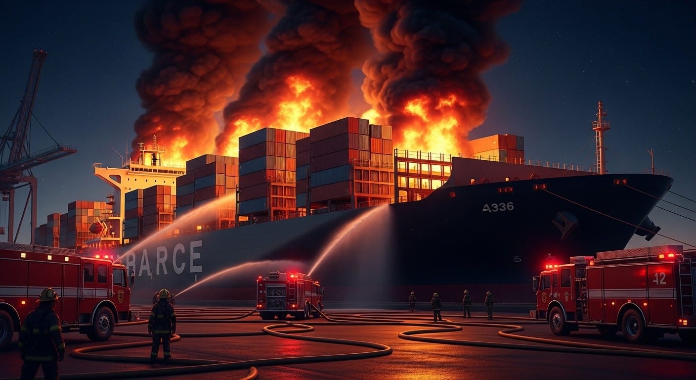 Découvrez les détails exclusifs de l’impressionnant incendie qui a ravagé un porte-conteneurs au port de Los Angeles. Plus de 100 pompiers mobilisés, explosion, matières dangereuses… tout ce qu’il faut savoir.