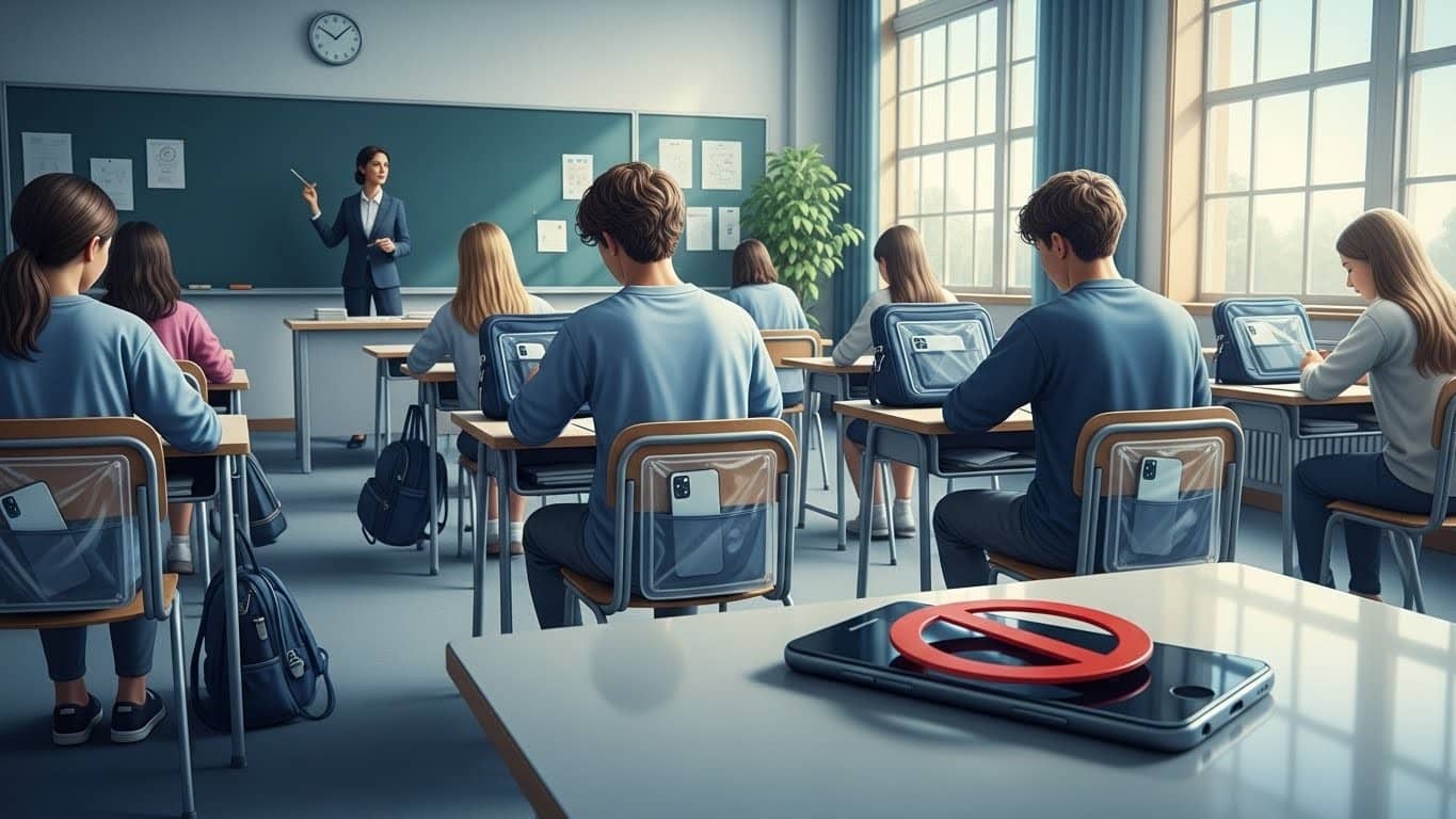 Emmanuel Macron annonce une possible interdiction totale des portables au lycée dès la rentrée 2026. Collèges déjà concernés, lycées dans le viseur : quels impacts sur les ados ?