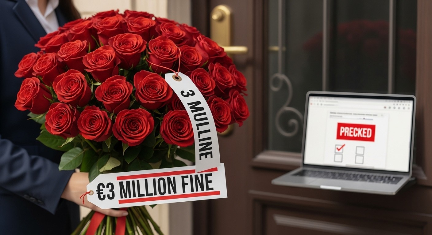 Décryptage complet de l’amende record de 3,17 millions d’euros infligée à Interflora France par la Répression des fraudes pour cases précochées et démarchage abusif.