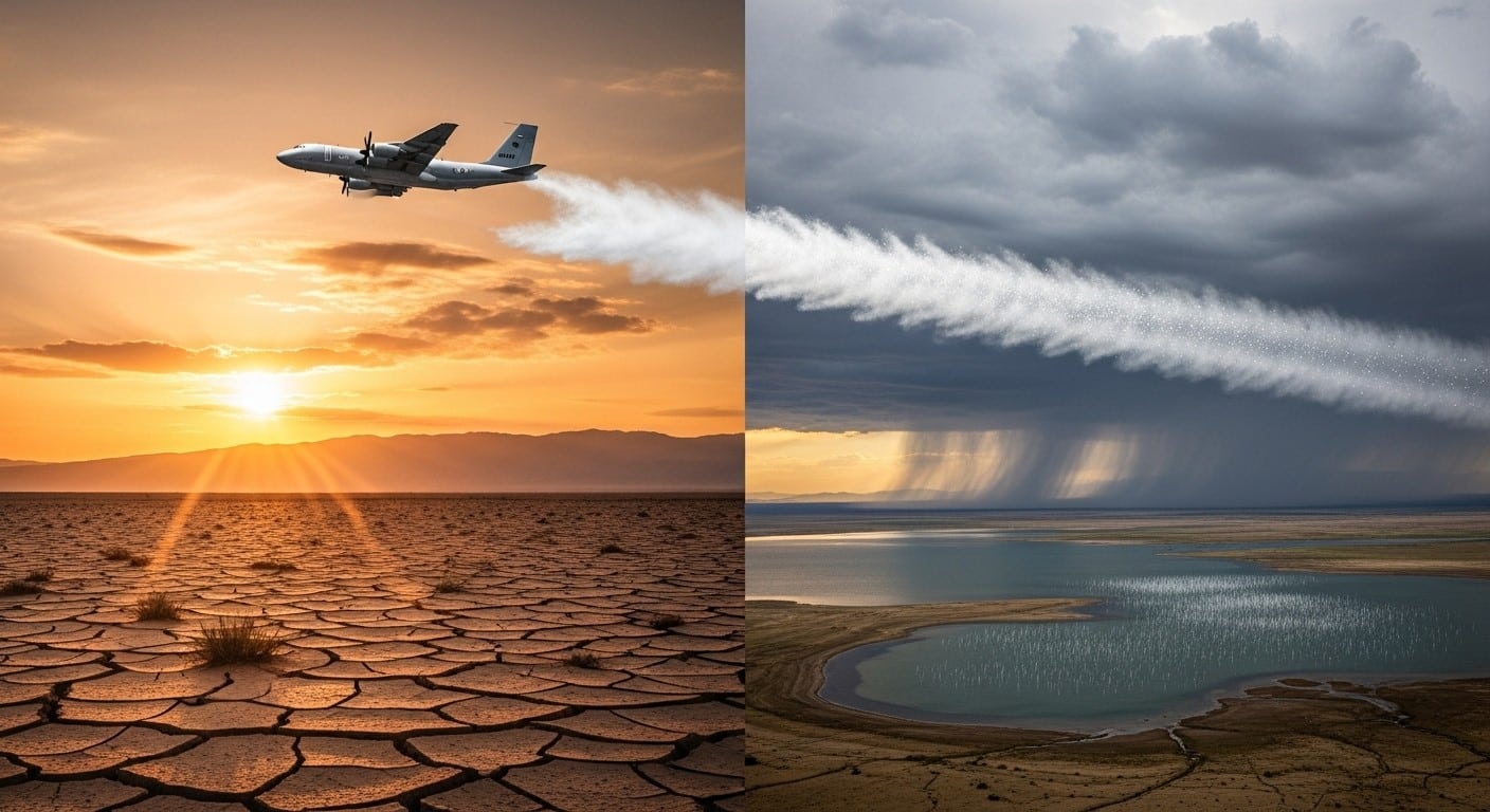 Découvrez comment l'Iran combat une sécheresse historique en ensemençant les nuages pour provoquer des pluies artificielles. Une technologie prometteuse face au climat extrême.