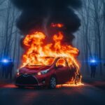 Isère : Jeune Femme Brûlée Vive dans sa Voiture, son Compagnon Avoue