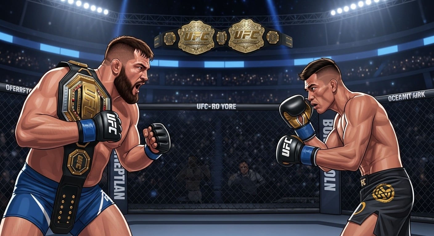 Découvrez le défi d'Islam Makhachev pour devenir le 11e double champion UFC face à Jack Della Maddalena. Analyse complète de son ascension et enjeux à New York.