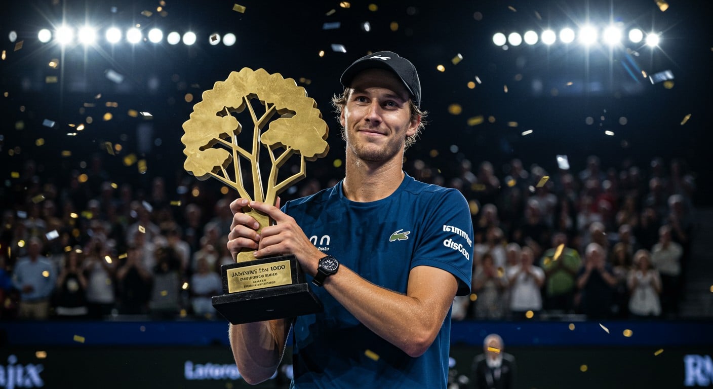 Découvrez comment Jannik Sinner a conquis son premier Rolex Paris Masters face à Auger-Aliassime, avec une série imbattable sur dur indoor. Il redevient n°1 mondial !