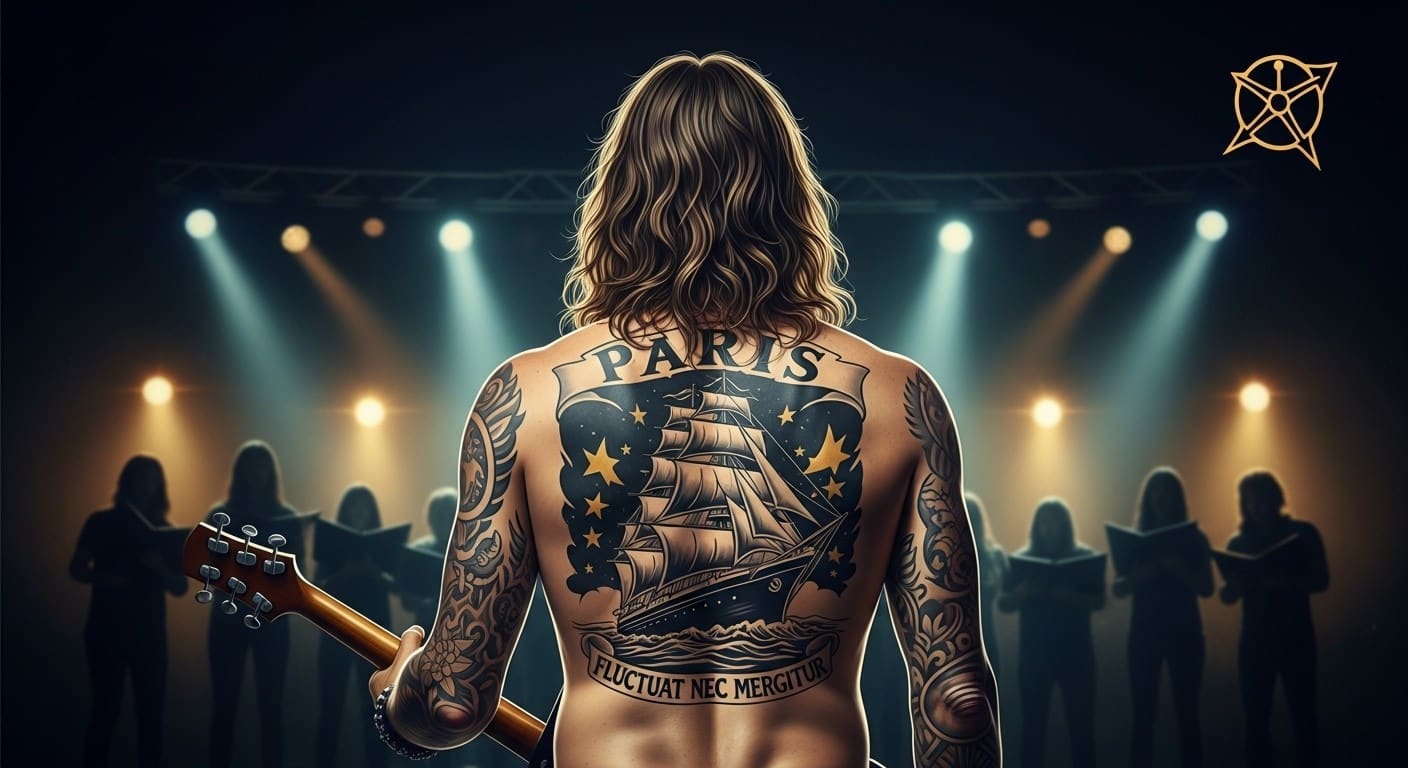 Dix ans après les attentats, le chanteur d'Eagles of Death Metal révèle son tatouage symbolique et son désir de devenir français. Émotion, résilience et liens indéfectibles avec Paris.