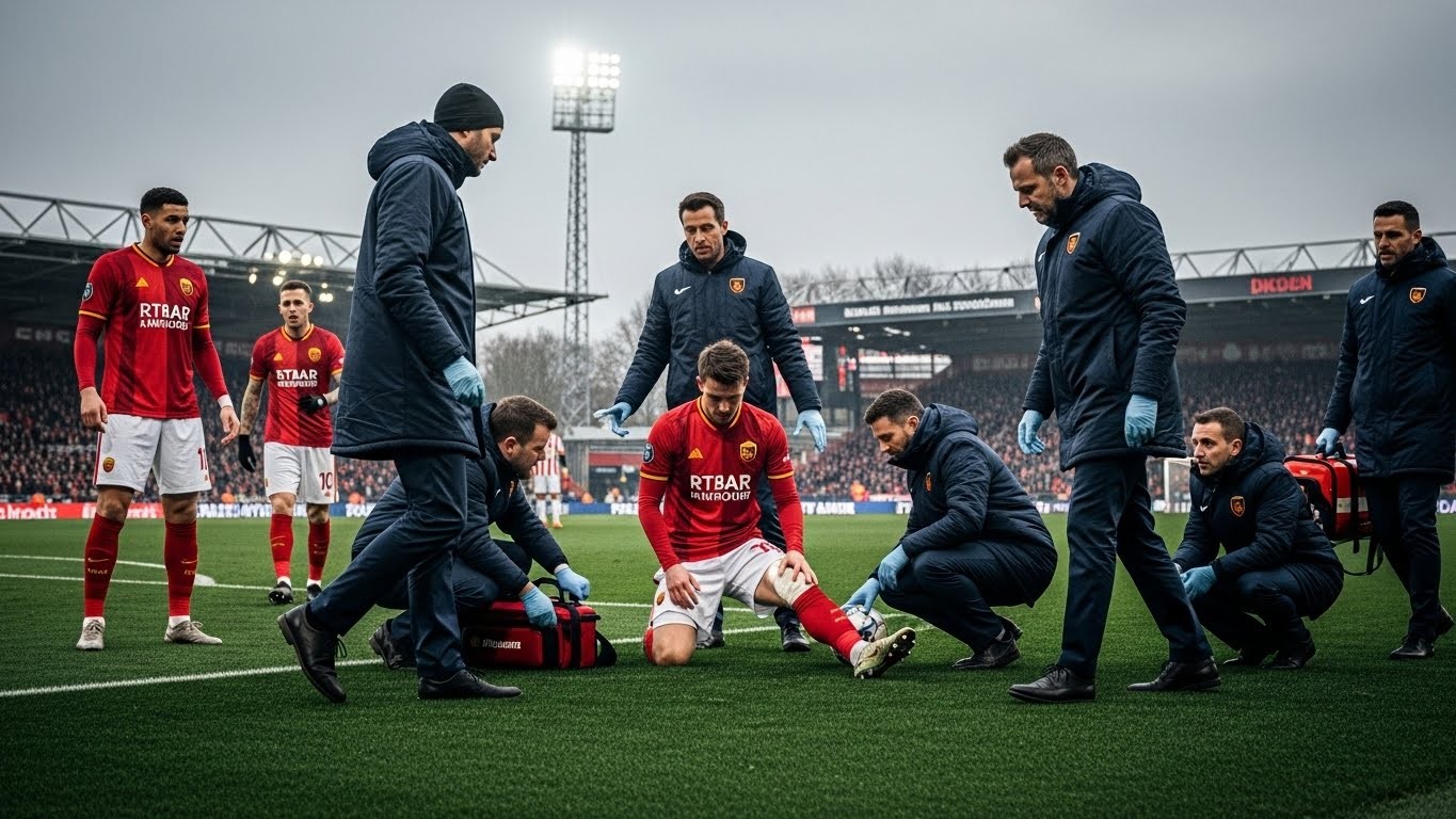 Coup dur pour Lens : Jonathan Gradit souffre d’une fracture tibia-péroné et sera absent plusieurs mois. Analyse complète de la blessure, impacts sur l’équipe et perspectives pour la suite de la saison.