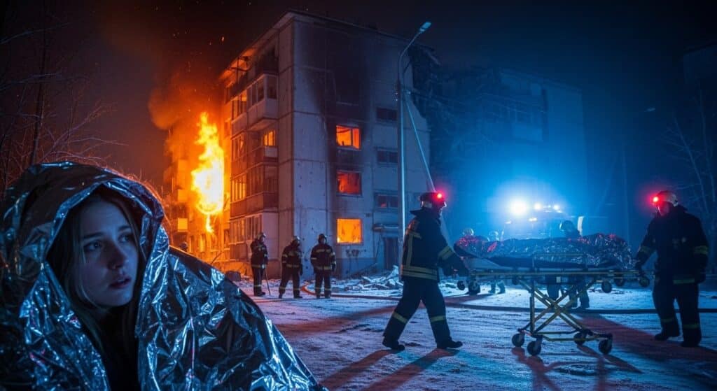 Kharkiv Frappée par Missiles Russes : Une Adolescente Tuée