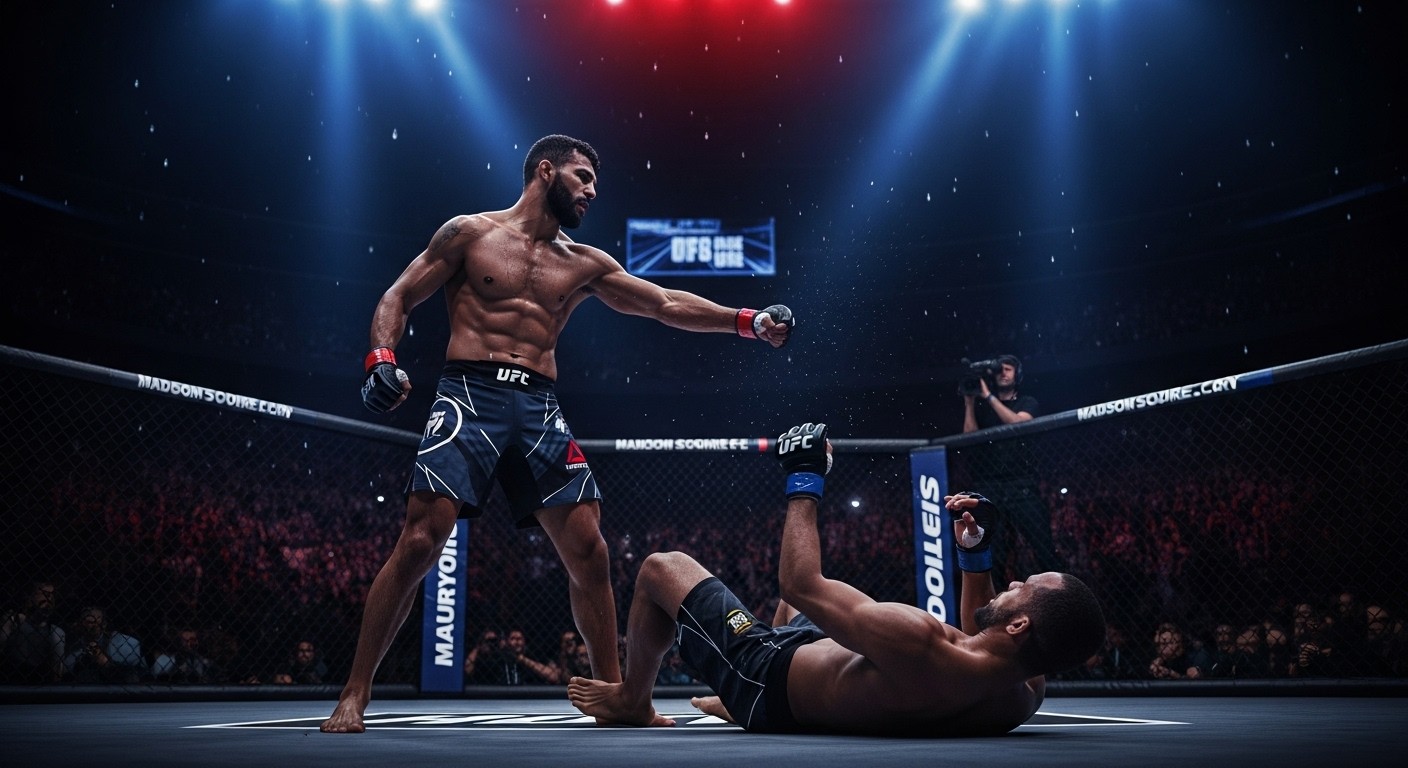 Dariush écopé de 90 jours sans entraînement après son KO fulgurant face à Benoît Saint Denis à l’UFC 322. Analyse complète du choc, des conséquences médicales et de la montée en puissance du Français.