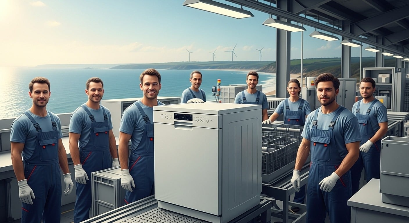 Découvrez Albert, le premier lave-vaisselle 100 % français et éco-conçu qui sortira en 2026 d’une usine bretonne. Réparable, décarboné et déjà plébiscité par Boulanger : la révolution du gros électroménager est en marche.