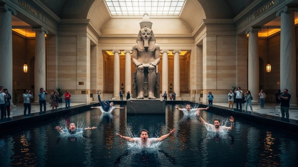 Le Bassin Invisible de Ramsès II Fait Tomber les Touristes