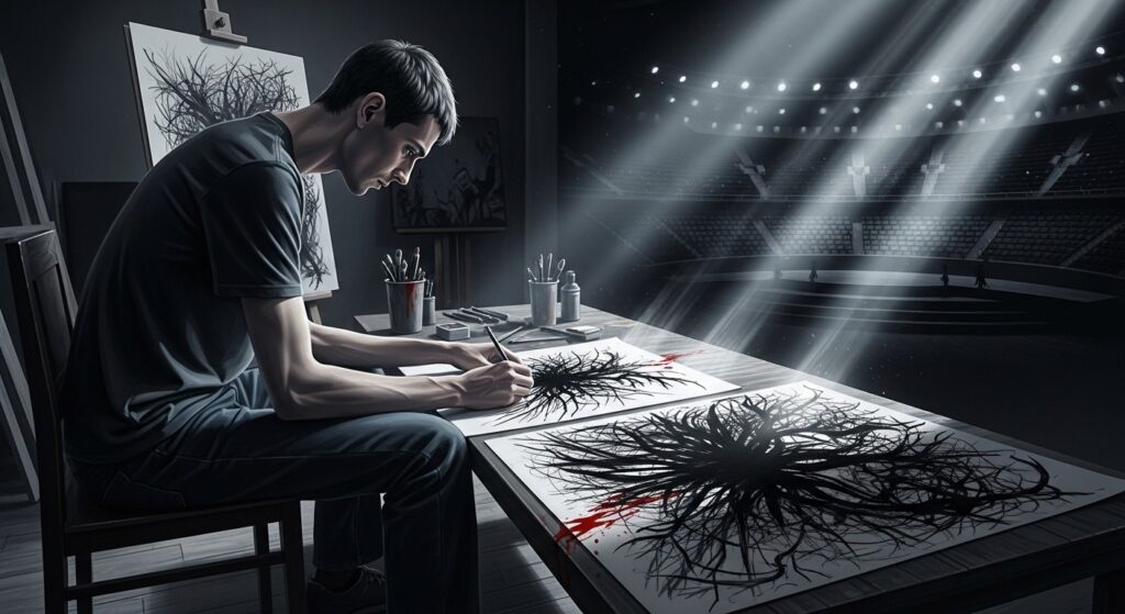 Les Dessins Hantés de Fred Dewilde, Survivant du Bataclan