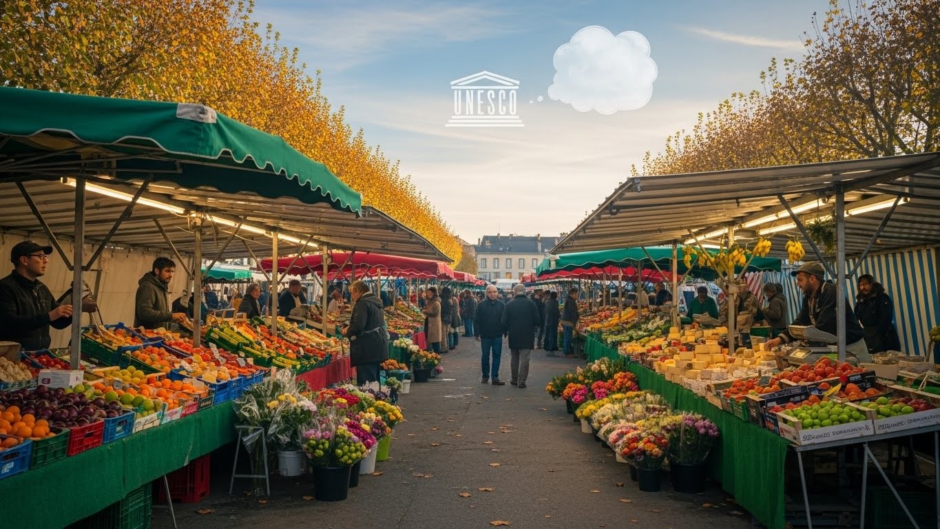 Découvrez pourquoi des milliers de Français veulent inscrire les marchés de plein vent au patrimoine Unesco. Une tradition vivante menacée qui mérite d’être protégée comme la baguette ou la pétanque.