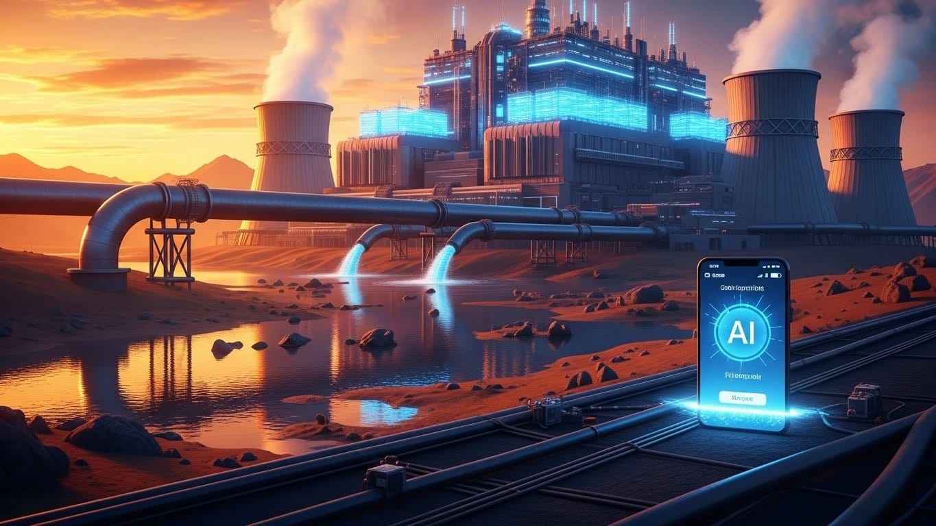 Découvrez comment l’intelligence artificielle pourrait consommer 6 milliards de m³ d’eau d’ici 2027. Énergie, centres de données, impact écologique : tout ce que personne ne vous dit.