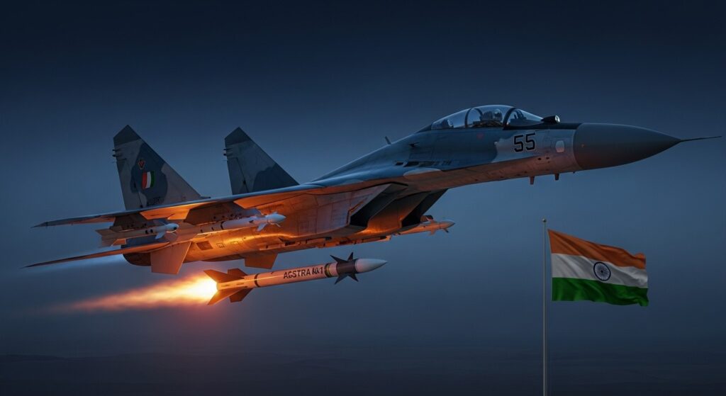 L’Inde Défie la Russie avec le Missile Astra Mk1