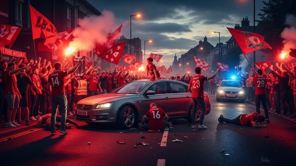 Liverpool : Il Fonçe en Voiture sur la Fête et Plaidera Coupable en Pleurs