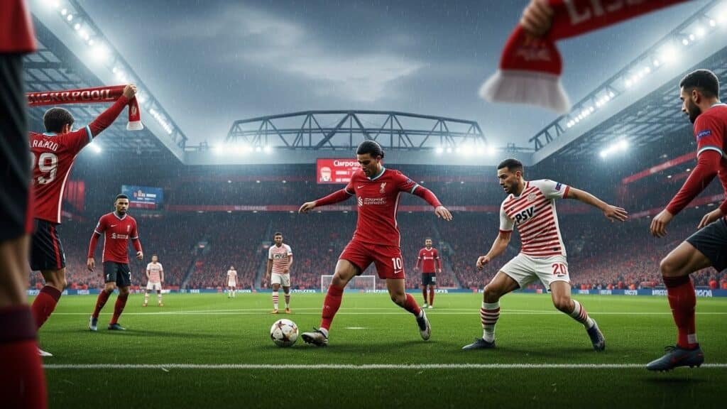 Liverpool-PSV Eindhoven : Heure et Chaîne TV Ligue des Champions