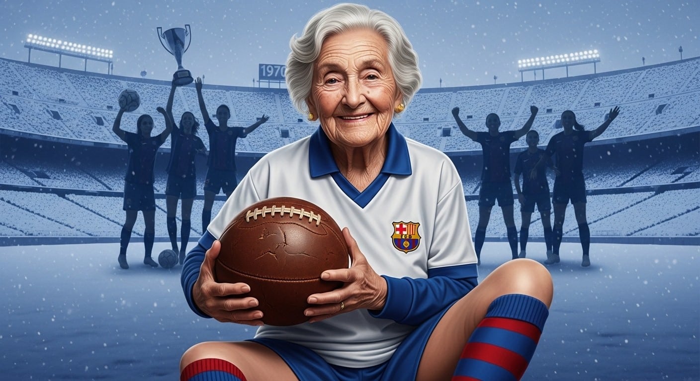 Découvrez Lolita Ortiz, capitaine emblématique qui a posé les bases du Barça féminin dans les années 70. De chaussettes improvisées aux victoires, une histoire inspirante de ténacité.