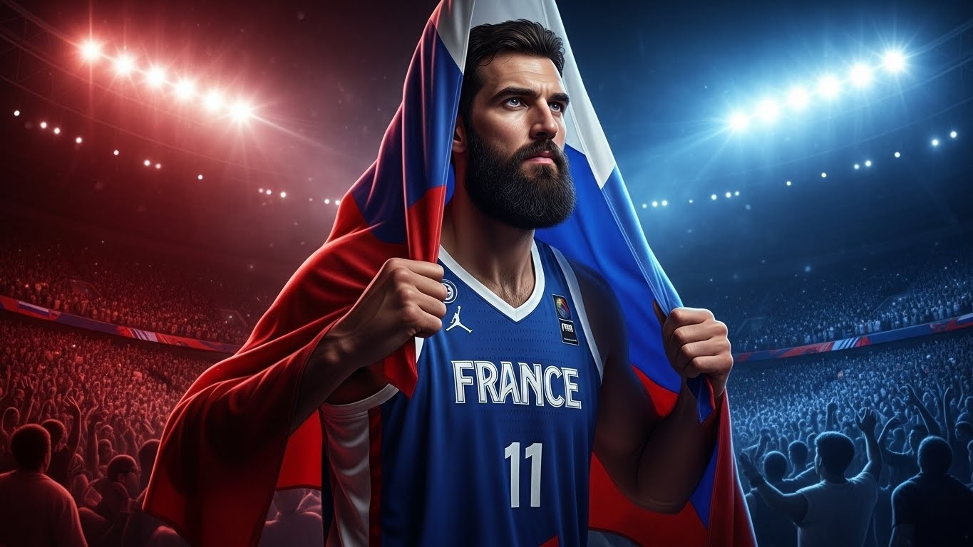 Après trois ans d'absence pour avoir joué en Russie, Louis Labeyrie retrouve les Bleus du basket. Un retour émouvant, un match gagné de justesse contre la Belgique : découvrez l'histoire d'un pivot pas comme les autres.