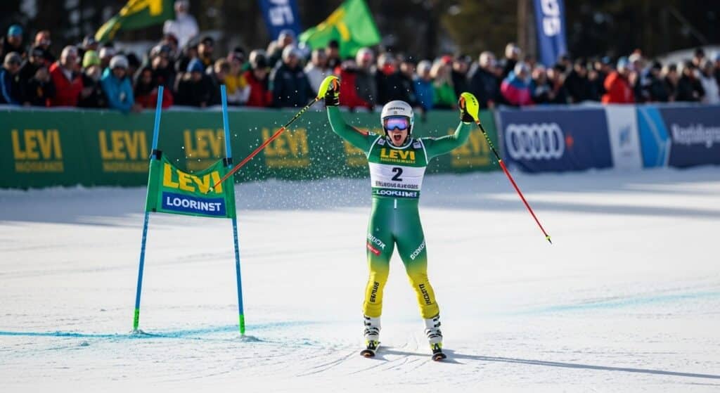 Lucas Braathen Premier Brésilien Vainqueur Coupe Monde Ski