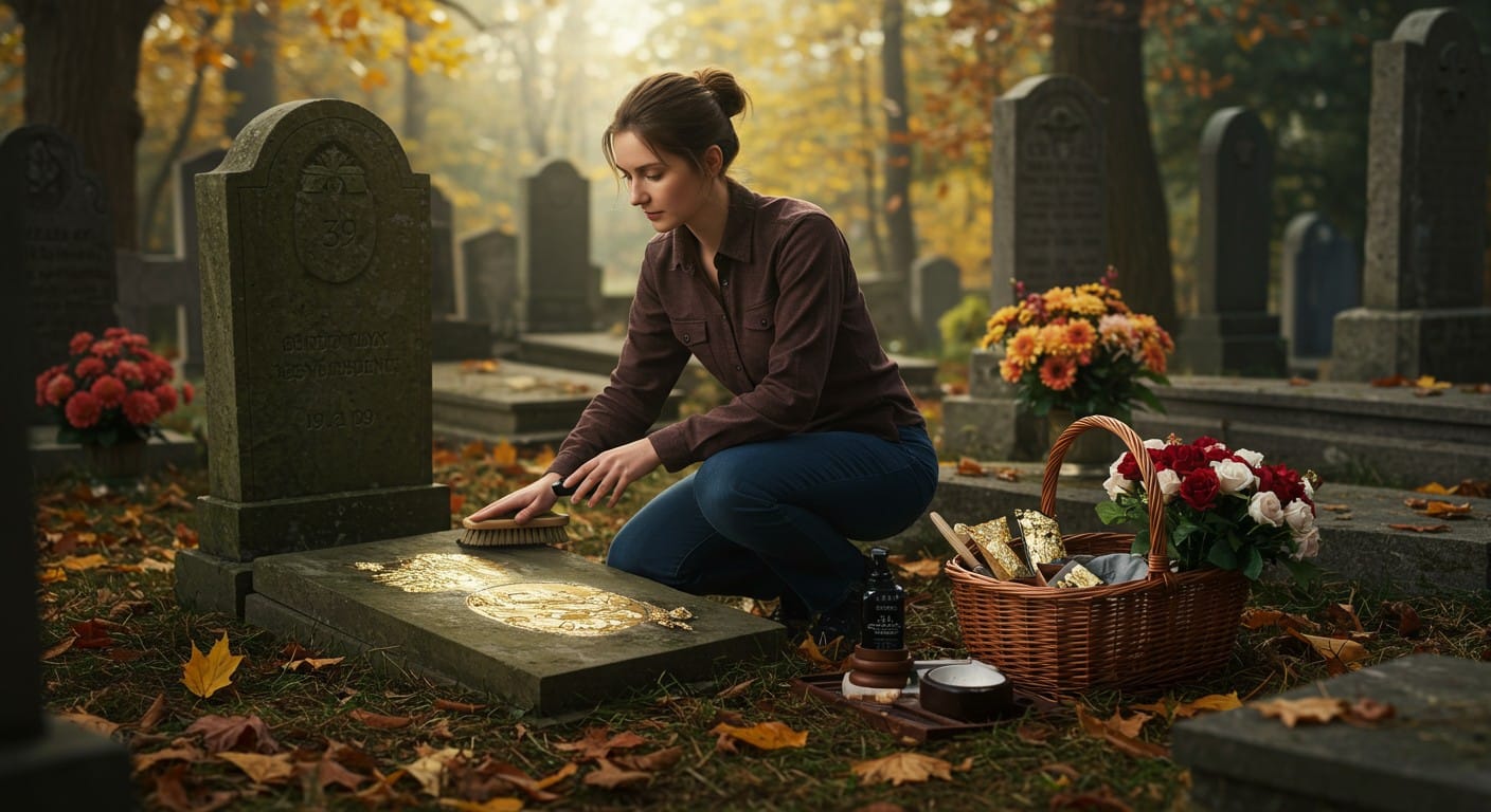Découvrez Lucille, 39 ans, qui restaure et fleurit les tombes avec passion. Un métier humain qui redonne dignité aux sépultures en Île-de-France. Lisez son histoire touchante.