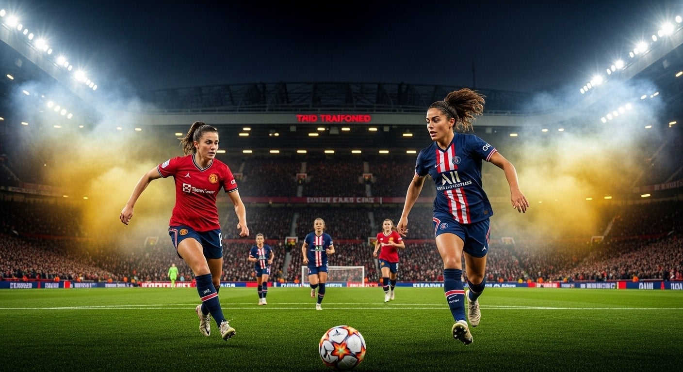 Découvrez l'heure exacte et la chaîne pour voir Manchester United-PSG féminin en Ligue des champions. Les Parisiennes doivent rebondir à Old Trafford face à une équipe invaincue. Infos complètes !