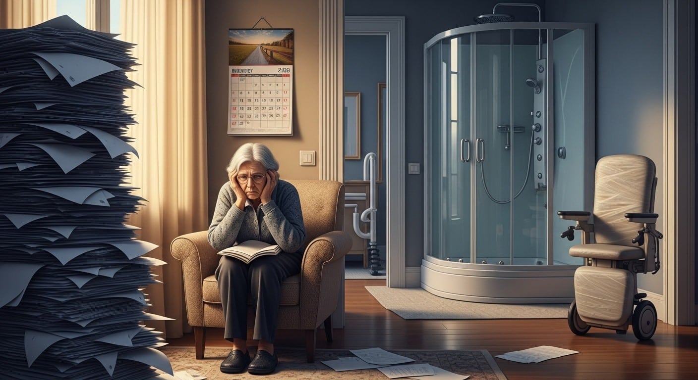 Délais de 1 à 9 mois selon les départements pour MaPrimeAdapt’, l’aide qui devait permettre aux seniors de rester chez eux. Beaucoup abandonnent leurs travaux d’adaptation… Voici pourquoi et comment y faire face.