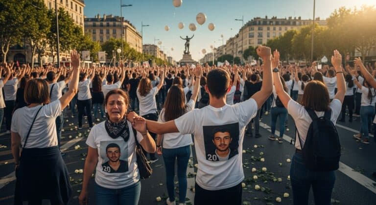 Marche Blanche à Marseille : 6000 Personnes Pleureront Mehdi Kessaci