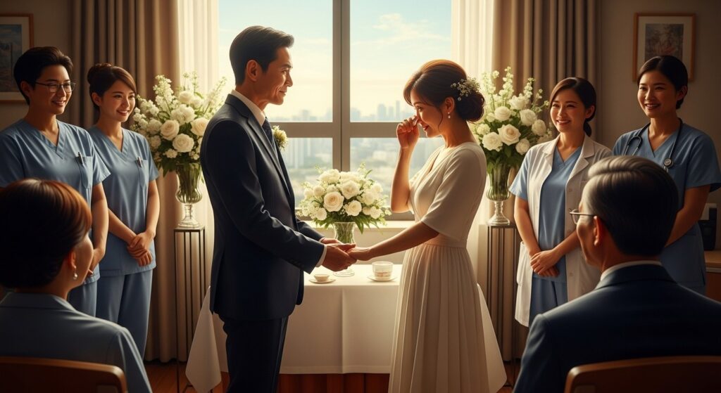 Mariage en Soins Palliatifs : Il a Dit Oui Avant de Partir