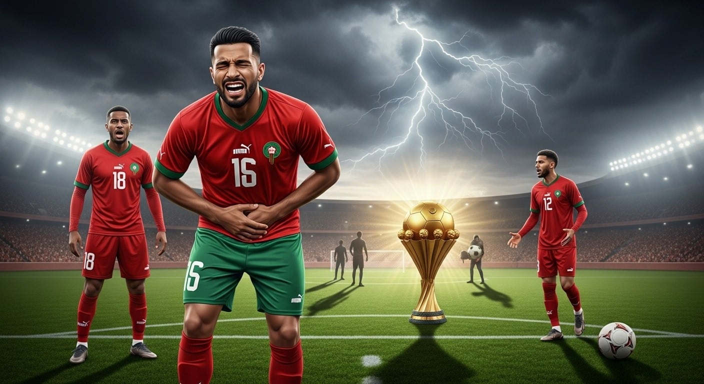 Après Hakimi, Nayef Aguerd souffre de pubalgie et pourrait rater la CAN 2025 au Maroc. Analyse des impacts sur les Lions de l'Atlas et perspectives pour la compétition.
