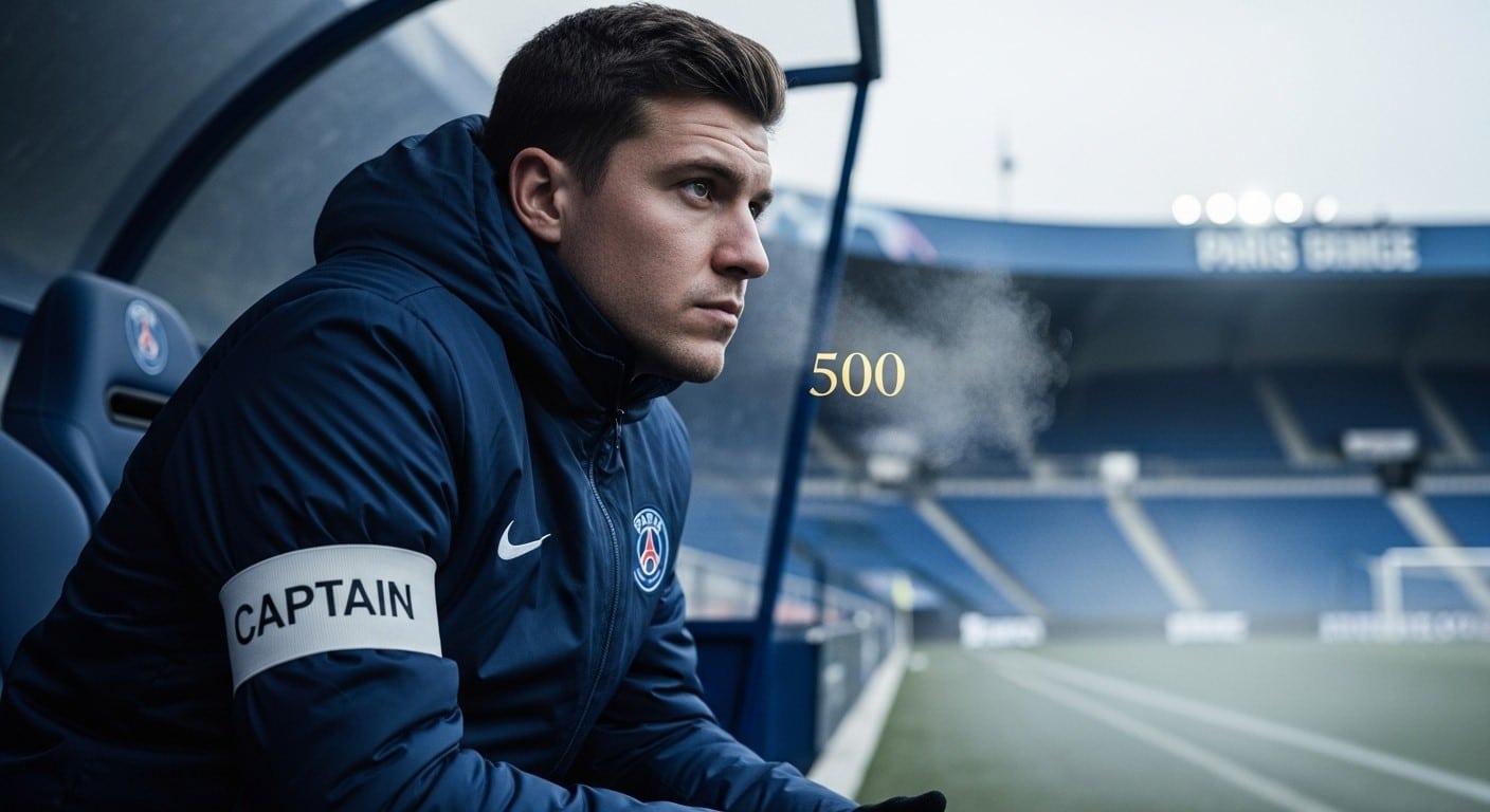 Marquinhos reste à 499 matchs avec Paris : Luis Enrique l’a laissé sur le banc face au Havre. Retour sur une étape symbolique qui se fait désirer et sur l’incroyable longévité du capitaine brésilien.