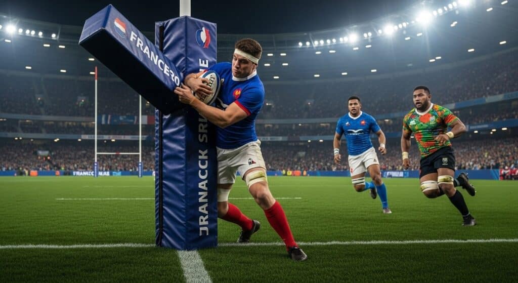 Maxime Lucu Choc Poteau France Fidji