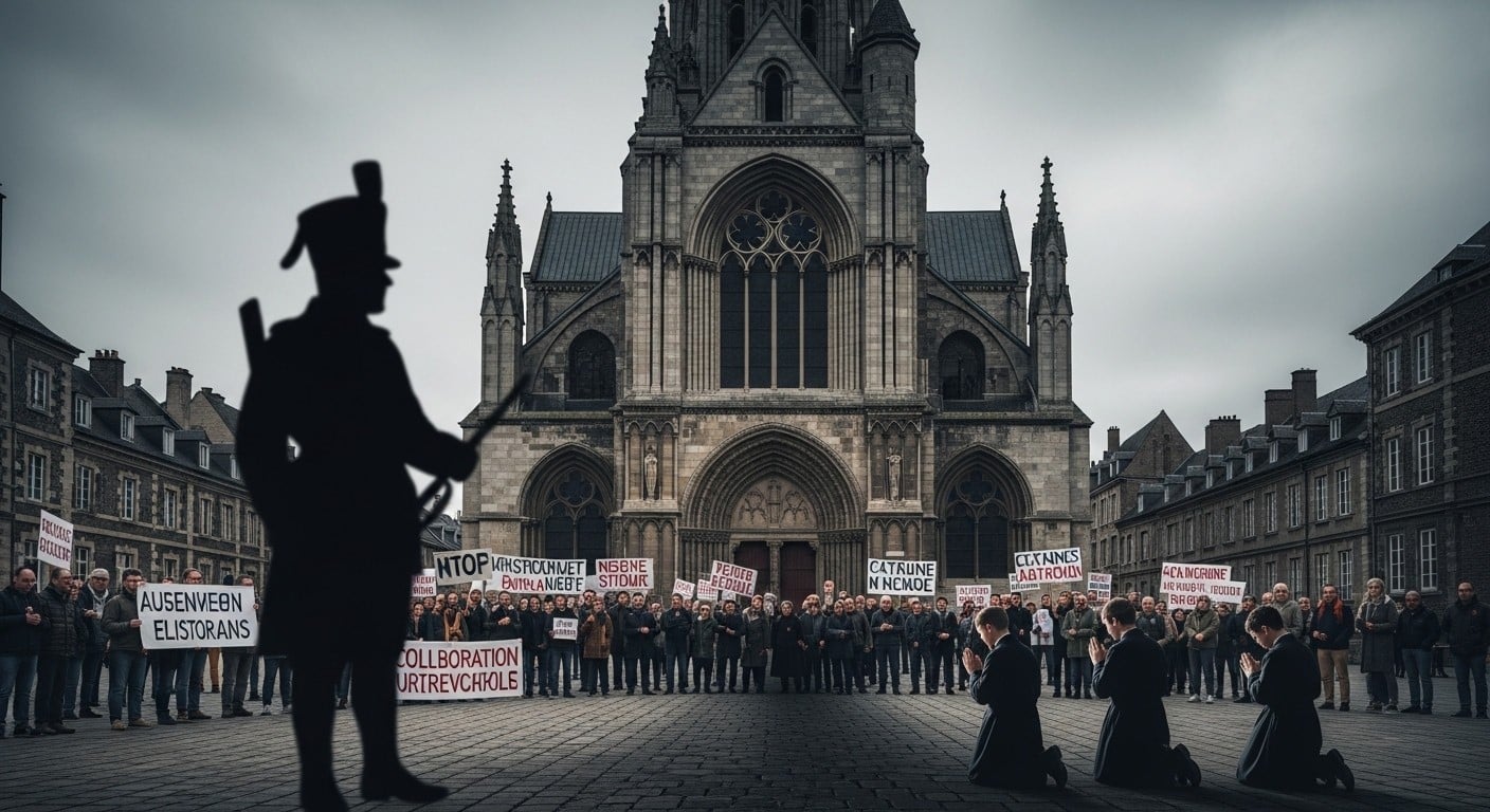 Découvrez la controverse autour de la messe en hommage à Pétain à Verdun. Réactions du gouvernement et malaise au RN. Analyse complète des enjeux historiques et actuels.
