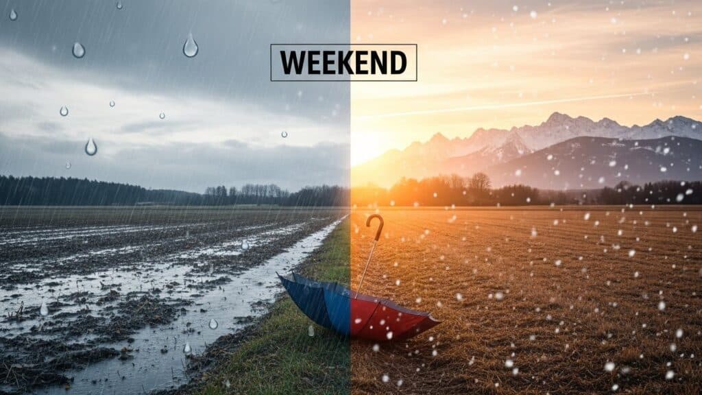 Météo Week-End France : Redoux Pluvieux et Neige en Montagne