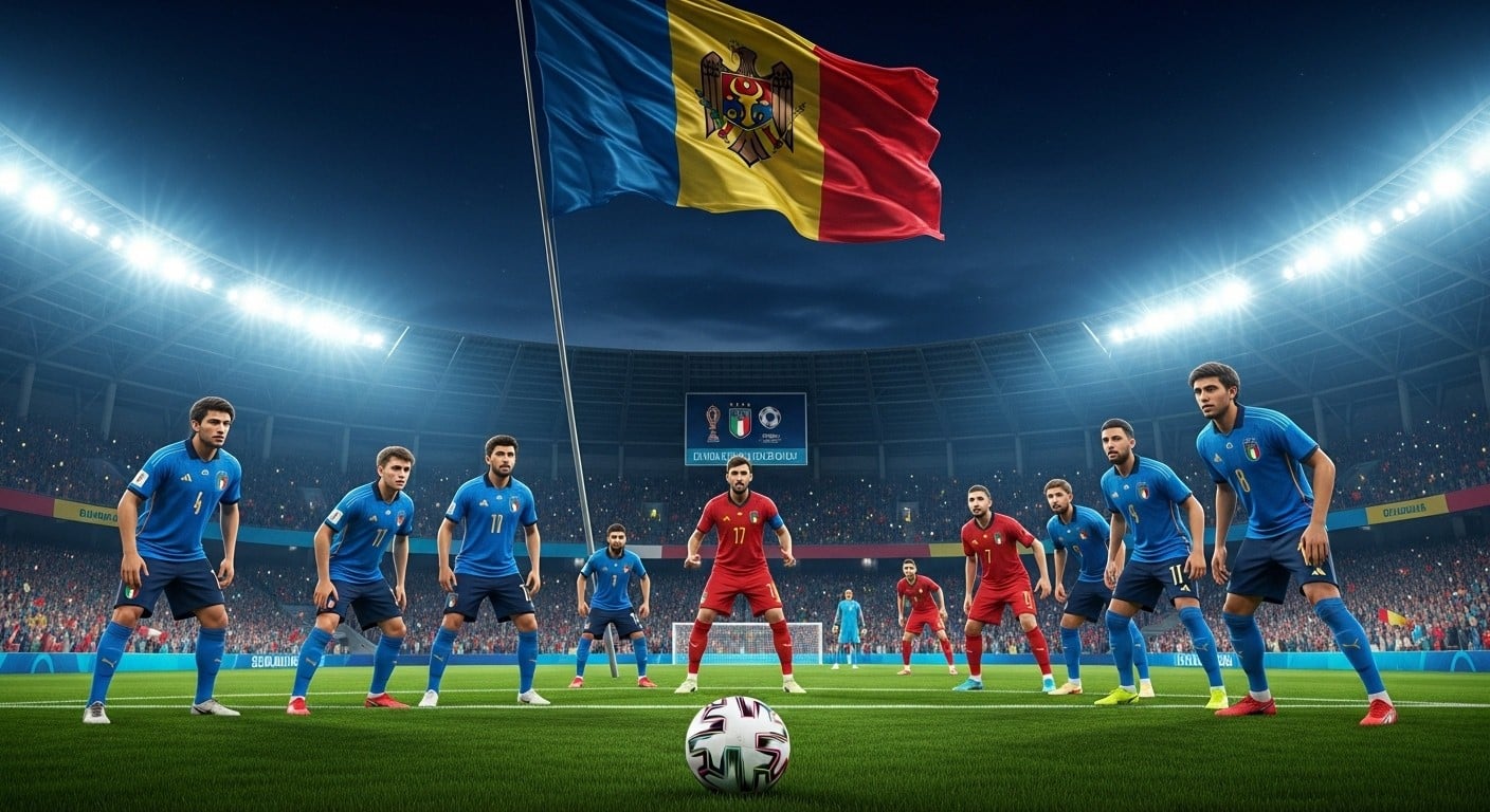 Découvrez l'heure exacte et la chaîne pour suivre Moldavie-Italie, match décisif des qualifs Mondial 2026. L'Italie joue sa qualification, ne ratez rien !