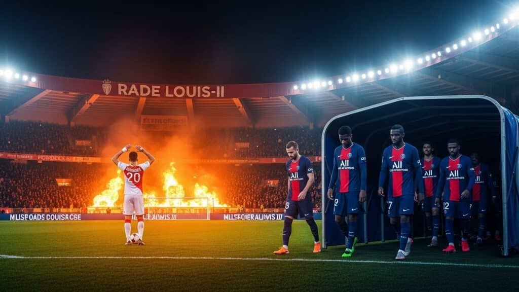 Monaco-PSG (1-0) : Le Choc Qui a Fait Tomber Paris du Piédestal