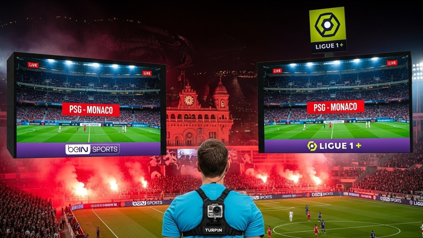 Découvrez pourquoi le choc Monaco-PSG de ce samedi sera diffusé en direct à la fois sur Ligue 1+ et beIN Sports. Une première cette saison qui intrigue tous les fans !